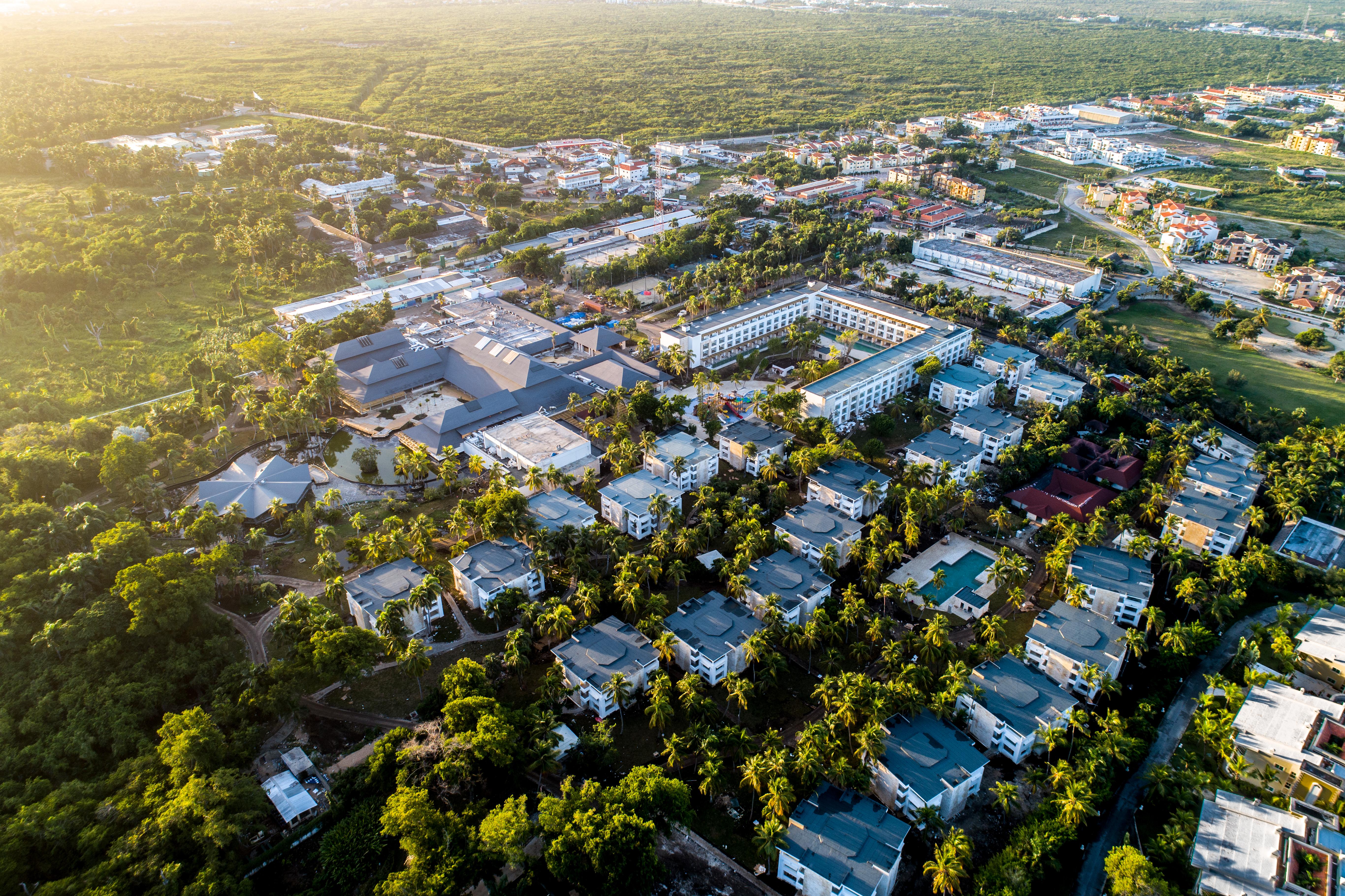 Grand Bavaro Princess All Suites Resort, Spa&Casino Esterno foto Aerial view of the town